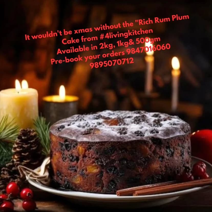 Rich Rum Plum Cake