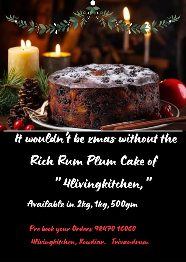 Signature Rum Plum Cake